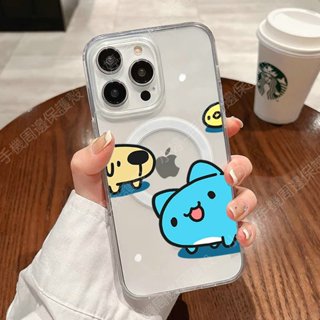 卡通可愛 咖波貓 貓貓蟲 磁吸手機殼 三星 A53 A34 A52S A55 S24FE A33 硬殼 防摔殼