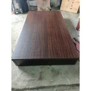 【尚典中古家具】胡桃色3.5呎床箱（6分板） 中古-二手-單人加大床相-床相-床架-床底