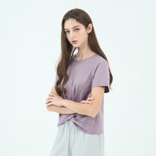 GIORDANO 女裝SORONA涼感扭結上衣 Spring Adventure系列 05325215