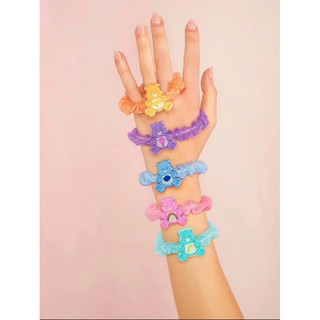 Care Bears 彩虹熊可愛卡通熊髮圈