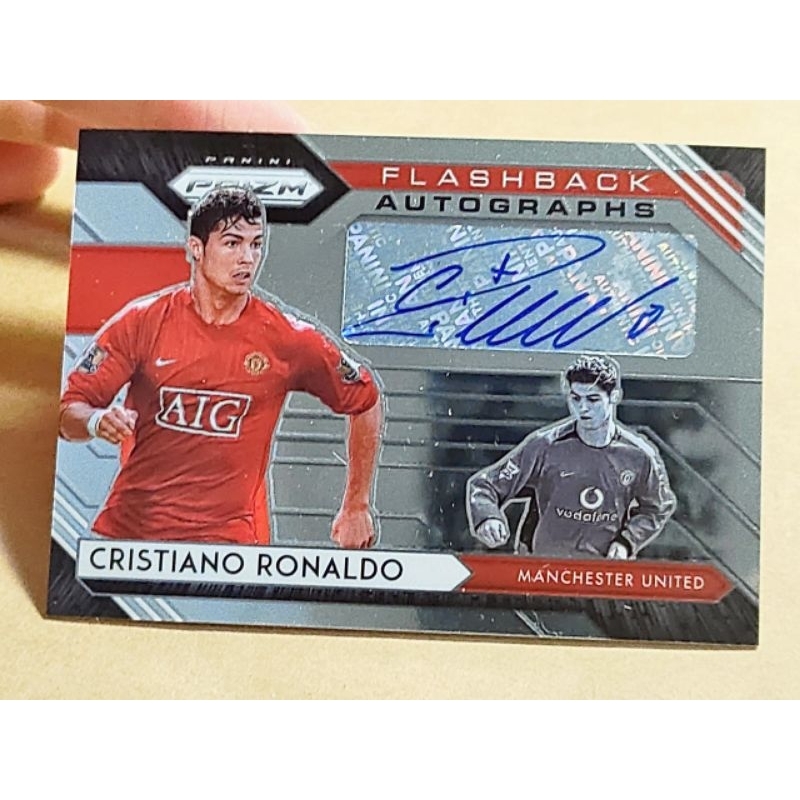C羅 Cristiano Ronaldo 🔥小小羅經典 簽名卡🔥2020-21 PRIZM 曼聯 球員卡 足球卡 足球