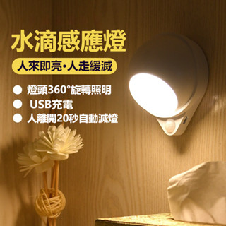 💕臺灣出貨💕 人體感應燈 床頭小夜燈 磁吸感應燈 充電燈 led燈 走廊燈 伴眠燈 櫥櫃燈 氛圍燈 展示燈 壁燈