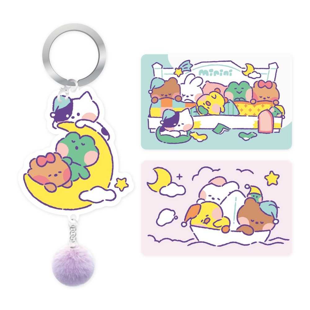 一卡通PLUS - LINE FRIENDS minini夢境系列 瞌睡 / 溫暖窩 / 夢境船