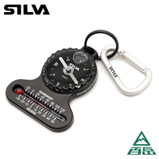 [Silva]溫度型指北針 S37617 附鉤環 【士林百嶽】原廠正貨