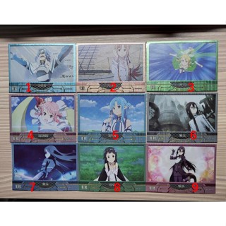 刀劍神域 SAO GGO ALO 收藏卡 亞絲娜 桐人 UR