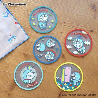 Flowering - I’M DORAEMON 透明橡膠杯墊 隨機出貨