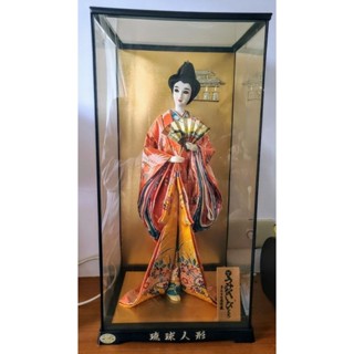 大形日本人形娃娃 和服人偶 琉球人偶 沖縄人形 人偶 日本藝妓人偶 日本和服人偶 和室擺件 藝妓人偶 人形娃娃 公仔收藏