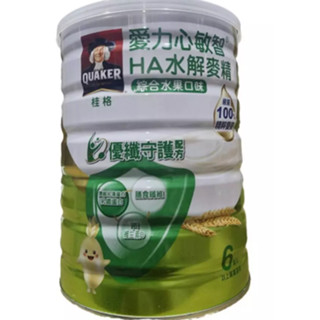 桂格 愛力心敏智HA水解麥精 綜合水果口味