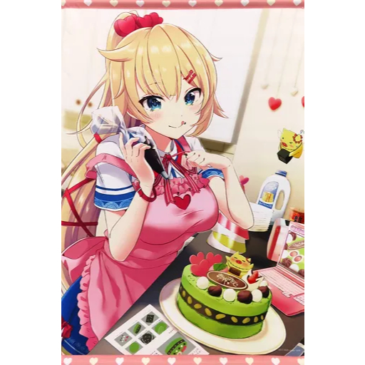 赤井心 掛軸 B2 虛擬 YouTuber hololive 赤井はあと 誕生日記念2020