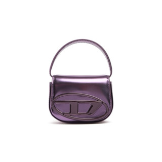 【新款】 Diesel 1DR XS 紫色鏡面皮革手提肩揹包｜ASCE精品代購