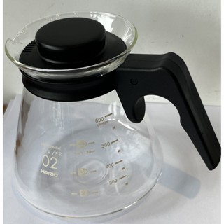 ~* 拾穗精品 *~HARIO V60耐熱咖啡壺600 VCY-02-B 臺灣組裝 耐熱分享壺 手沖咖啡壺 花茶壼