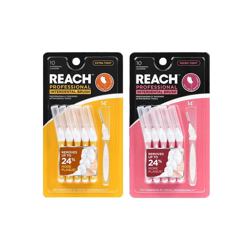 Reach 麗奇齒科專家牙間刷-MICRO TIGHT10入SSSS款｜EXTRA TIGHT10入SS款