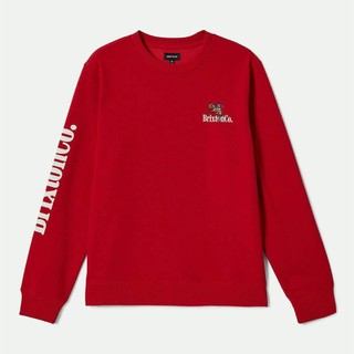 Brixton Inwood Crew - Crimson 長袖*