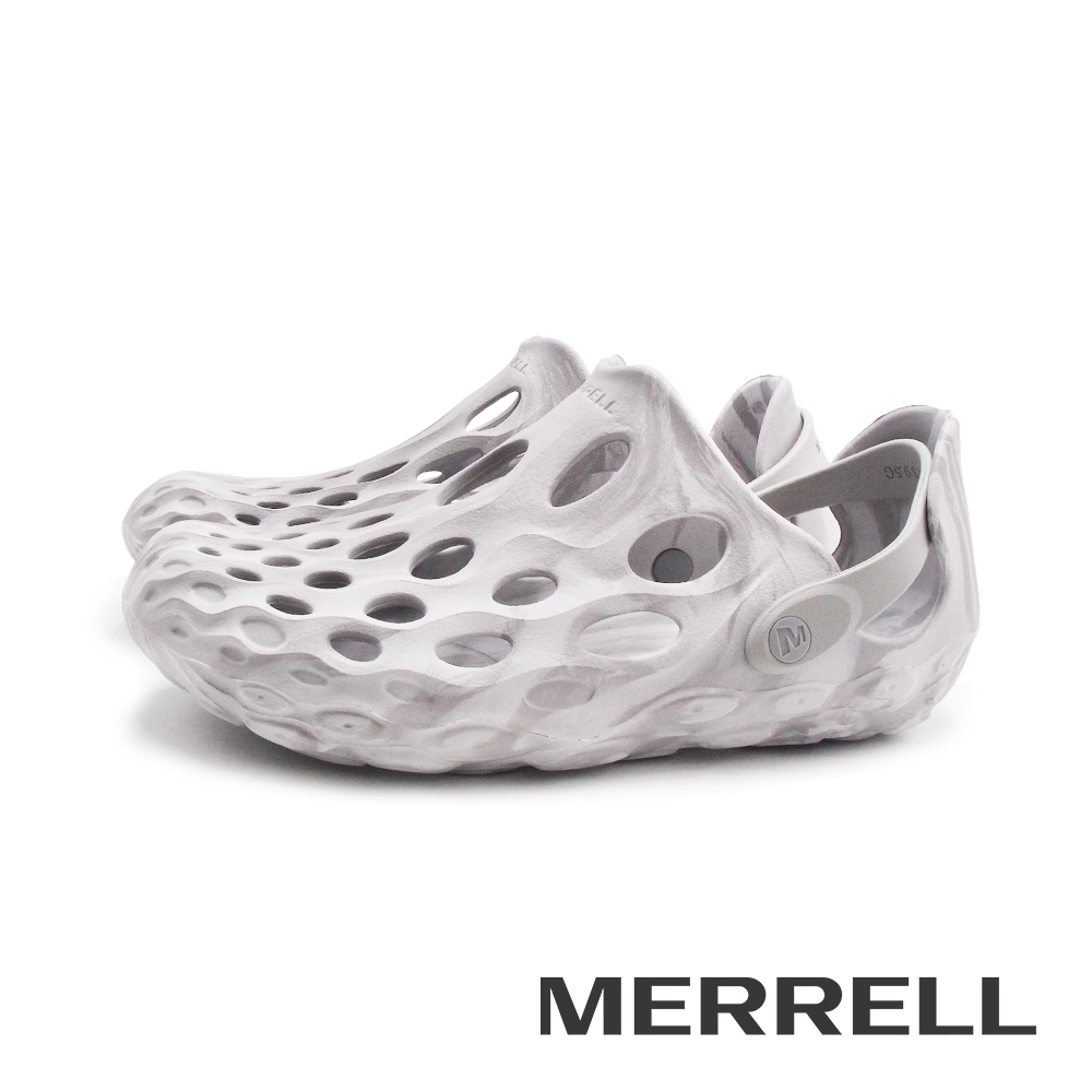 MERRELL(男)Hydro Moc風格潮流水陸兩棲溯溪洞洞鞋 男鞋-灰白