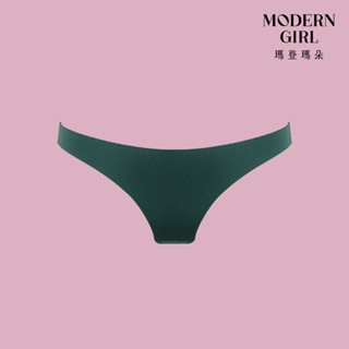 【瑪登瑪朵】qq雲 低腰無痕丁字褲 m-xl(內斂綠)