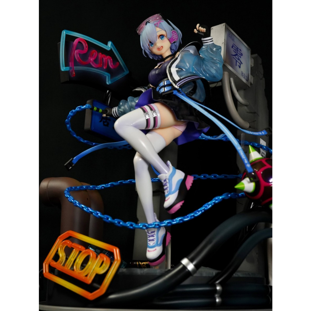 eStream Re:從零開始的異世界生活 雷姆 蕾姆 霓虹都市 1/7 PVC