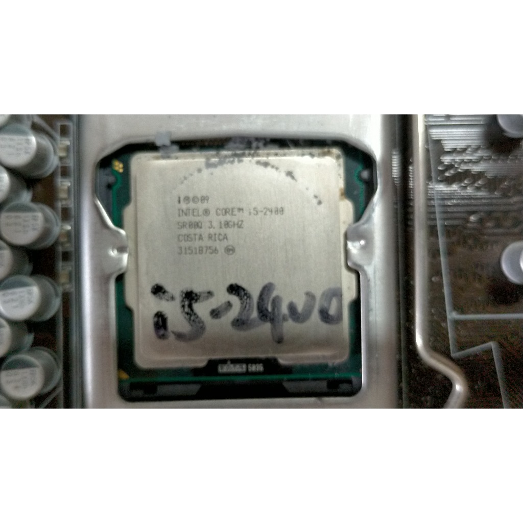 C. 1155CPU- Intel Core i5-2400 處理器 6M記憶體 最高 3.40 GHz 直購價100
