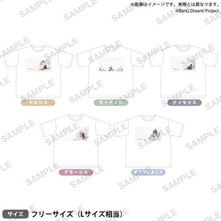 BanG Dream! Ave Mujica 剪影T-shirt 上衣 (全五種)