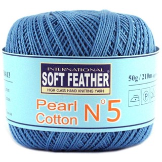 5號珍珠棉線蘇菲亞SOFTFEATHER#手鉤紗#蕾絲線成 份：100% 棉 Cotton