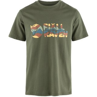 Fjallraven Multicolor Logo T-shirt 有機棉短袖上衣 F12600268-625 月桂綠