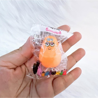 現貨 日本限定 日本帶回 泡泡先生 Barbapapa 軟軟 可捏 玩具 公仔 橘色 全新 完整包裝 未拆擺