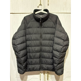 Uniqlo 男裝 特級極輕 羽絨外套 黑色 XL 439589