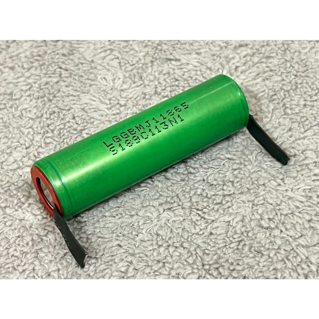 全新 帶焊片 LGGBMJ11865 平頭 18650 動力電池 10A 持續放電 電動工具維修專用替換電池