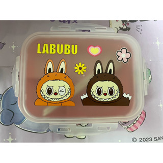 全新*Labubu*單層分隔大容量便當盒