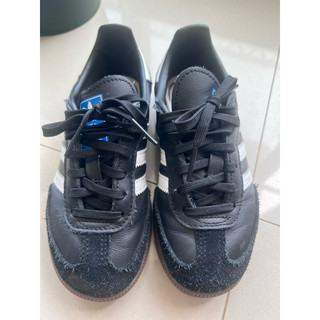 二手adidas samba 中童平底休閒鞋