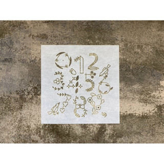 模板類 數字花鳥🌟現貨🌟刺繡繪圖軟模板 可重複使用