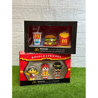 【CJTOYZ】2016 日本 麥當勞 nanoblock 45th 迷你積木組 和田積木 樂高 玩具 麥當勞積木 公仔