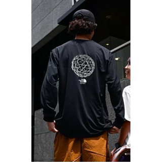 東京原宿限定 黑色長袖上衣 機能 透氣排汗衣the north face 北面 日本sphere北臉慢跑運動