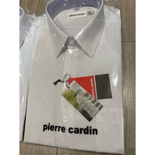 【男裝】全新 pierre cardin皮爾卡登 15.5男士襯衫/長袖襯衫/白色襯衫/紳士襯衫/吸濕排汗/上班休閒面試