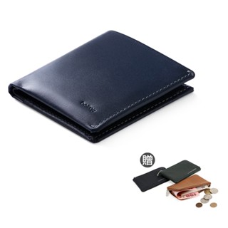 Bellroy Note Sleeve 系列真皮直式零錢短夾 - 海軍藍 WNSC 送真皮零錢包