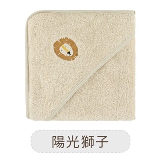 比利時 Trixie 動物刺繡有機棉連帽浴巾(多款可選)