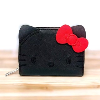 Hello Kitty x 酷樂村童趣造型短夾/錢包/皮夾-黑色 三麗鷗正版授權 現貨販售