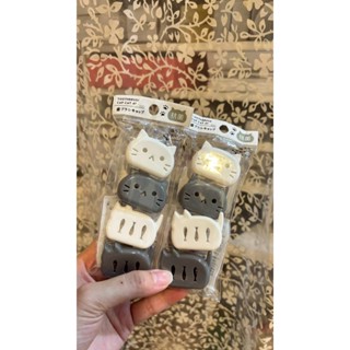 🛒日本百元雜貨選品｜貓咪造型牙刷保護套（4入組）・旅行用抗菌牙刷蓋｜【現貨】【臺灣出貨】【森系實驗室】