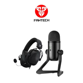 【FANTECH】FF耳麥聯名組合 K678心型指向電容式麥克風+MH90降噪麥電競耳機