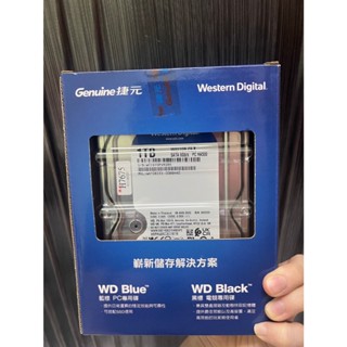 WD威騰 [藍標] 1TB 3.5吋桌上型硬碟(WD10EZEX) 全新未拆