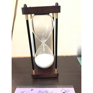 復古風原木 防撞 沙漏計時器 約31分鐘 使用良好 近全新