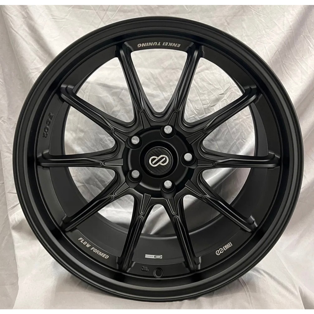 全新鋁圈 正品 ENKEI FC02 18吋旋壓輕量化鋁圈 平光黑 5孔112 5孔114.3