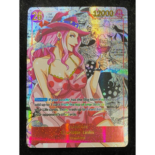 航海王 手工同人卡 漫畫 夏洛特·莉莉 碎鑽閃卡《OPCG 奶卡》