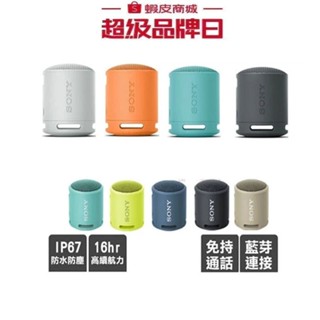 USB Type-C 重低音 防水 索尼藍芽喇叭戶外手提式 車載 機車揚聲器 SRS-XB100 XB13 藍芽音響