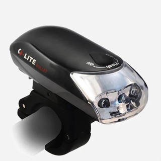 (冠穎單車)Q-LITE 子彈造型車前燈 QL-252-2 腳踏車車前燈 3W LED 自行車前燈 單車前燈 通勤車警示