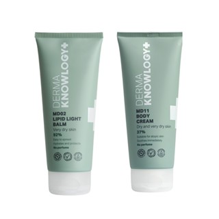 丹麥 Derma MD02 高效鎖水修護膏 200ml|MD11 B3 全效舒緩滋潤霜 200ml【麗兒採家】