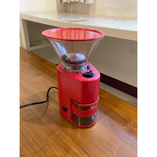 Bodum Bistro錐型刀盤多段式磨豆機(紅)