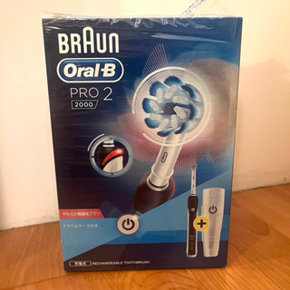 二手 恆隆行購入 德國百靈 歐樂B Oral-B 3D電動牙刷 PRO1 2000 黑