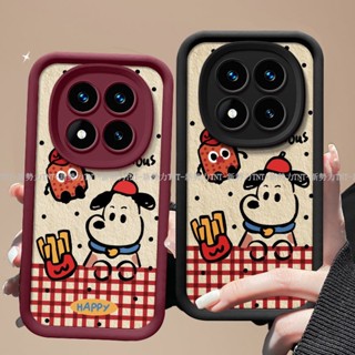 薯條小狗 redmi 紅米 Note 14 Pro+ 5G 手機保護殼 全包 紅米 note14pro 手機殼 防摔殼