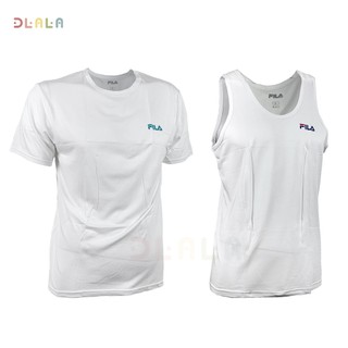 【FILA】 男親膚簡約圓領短袖上衣、圓領背心 M~2L 隔日到貨 BS 0665 【Dlala】