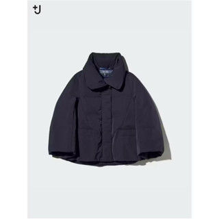 日本限定 Uniqlo「+J」聯名款 羽絨外套 限量款 Jil Sander 聯名外套(深藍 M號 二手）